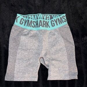 Gymshark Teal and Gray Shorts